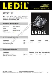 CA11426_STRADA-T-DW Datasheet Cover