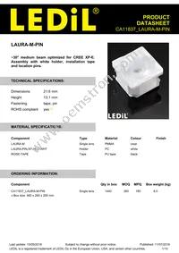 CA11837_LAURA-M-PIN Datasheet Cover