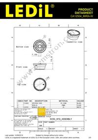 CA12504_MIRA-W Datasheet Page 2