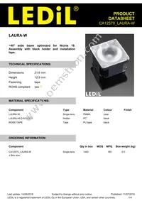 CA12570_LAURA-W Datasheet Cover