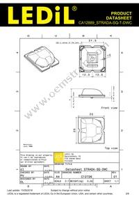 CA12889_STRADA-SQ-T-DWC Datasheet Page 2