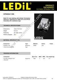 CA13493_STRADA-T-DN Datasheet Cover
