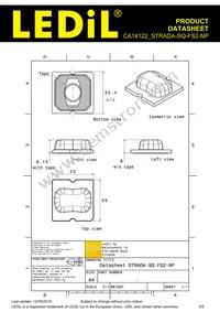 CA14122_STRADA-SQ-FS2-NP Datasheet Page 2