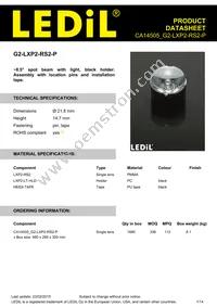 CA14505_G2-LXP2-RS2-P Datasheet Cover