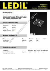 CA16031_STRADA-SQ-C Datasheet Cover