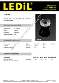 CA16206_SURI-RS Datasheet Cover