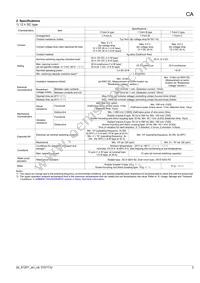 CA1BD-12V-N-5 Datasheet Page 3