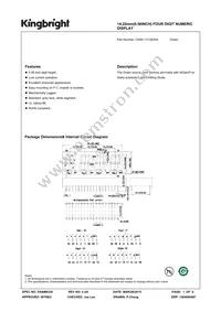 CA56-11CGKWA Datasheet Cover