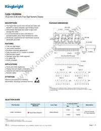 CA56-11SURKWA Datasheet Cover