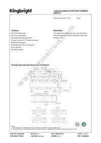 CA56-11YWA Datasheet Cover