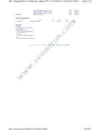 CA91L862A-50ILV Datasheet Page 2