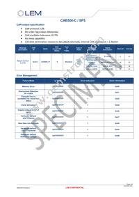 CAB500-C/SP5 Datasheet Page 6