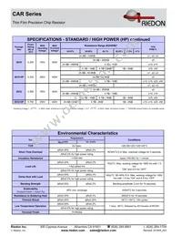 CAR0805-470KB1 Datasheet Page 2