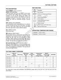 CAT1025LI25 Datasheet Page 3