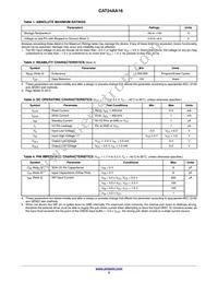 CAT24AA16WI-GT3 Datasheet Page 2