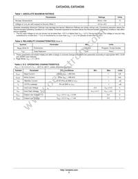CAT24C03ZI-GT3 Datasheet Page 2