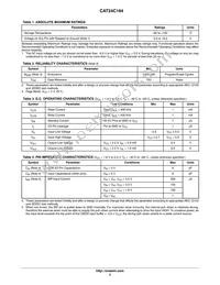 CAT24C164WI-GT3 Datasheet Page 2