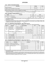 CAT24C256XE-T2 Datasheet Page 2