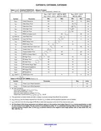 CAT25020VP2I-GT3 Datasheet Page 3