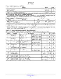 CAT25256ZD2I-GT2 Datasheet Page 2