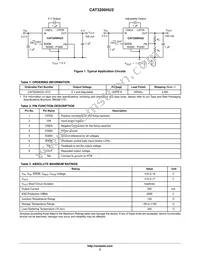 CAT3200HU2-GT3 Datasheet Page 2