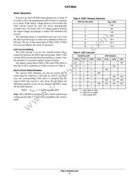 CAT3604HV4-T2 Datasheet Page 5