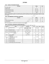CAT4004VP2-GT3 Datasheet Page 2