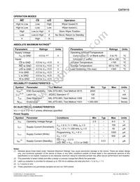 CAT5113YI50 Datasheet Page 3