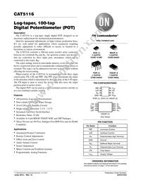 CAT5116ZI-T3 Datasheet Cover