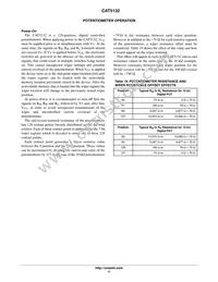 CAT5132ZI-00-G Datasheet Page 11