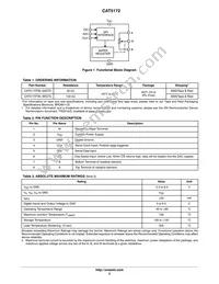 CAT5172TBI-50GT3 Datasheet Page 2