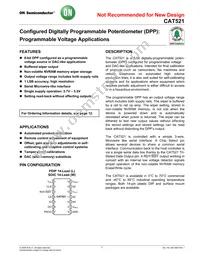 CAT521WI-T3 Datasheet Cover