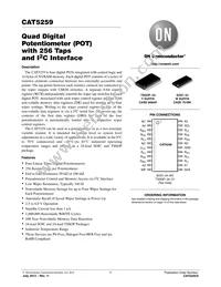 CAT5259WI-50-T1 Datasheet Cover