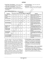 CAT5401YI50 Datasheet Page 9