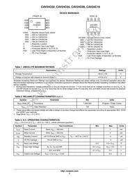 CAV24C08YE-GT3 Datasheet Page 2