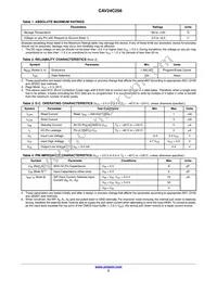 CAV24C256YE-GT3 Datasheet Page 2