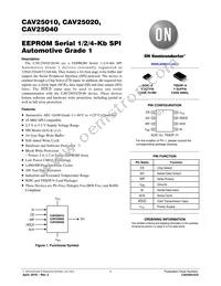 CAV25040YE-GT3 Datasheet Cover