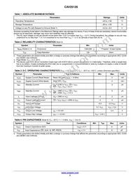 CAV25128YE-GT3 Datasheet Page 2