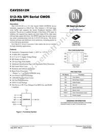 CAV25512HU5E-GT3 Datasheet Cover