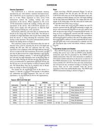 CAV93C46YE-GT3 Datasheet Page 4