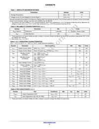 CAV93C76YE-GT3 Datasheet Page 2