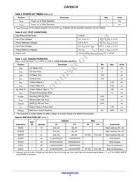 CAV93C76YE-GT3 Datasheet Page 3