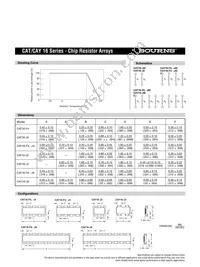 CAY16-220J4GLF Datasheet Page 2