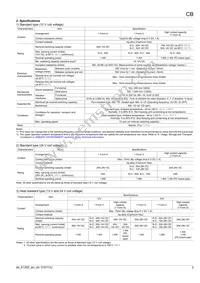 CB1AH-D-12V Datasheet Page 3