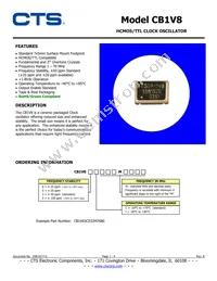 CB1V8-3I-25M0000 Datasheet Cover
