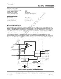 CBC3105-R4C Datasheet Page 2