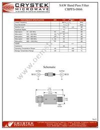 CBPFS-0866 Datasheet Page 2