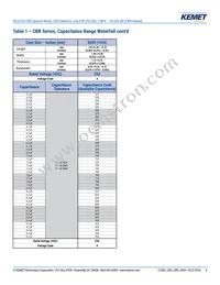 CBR05C309BAGAC Datasheet Page 6