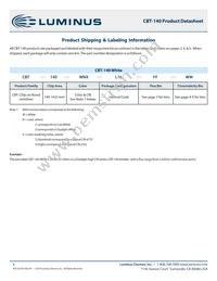 CBT-140-WDH-C15-QA220 Datasheet Page 9