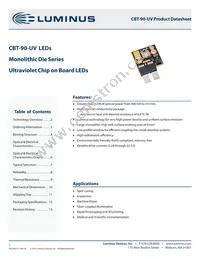 CBT-90-UV-C31-K400-22 Datasheet Cover